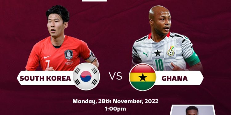 2022 World Cup: Ghana opponent South Korea to wear home jersey (Red) for  all group games - Footballghana